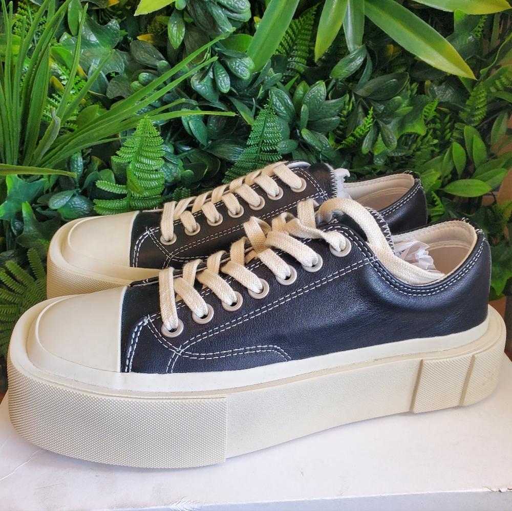 Rare!!!New!!! Telesailing Sneaker Chunky Platform Leather Mens 6.5 Eur 39